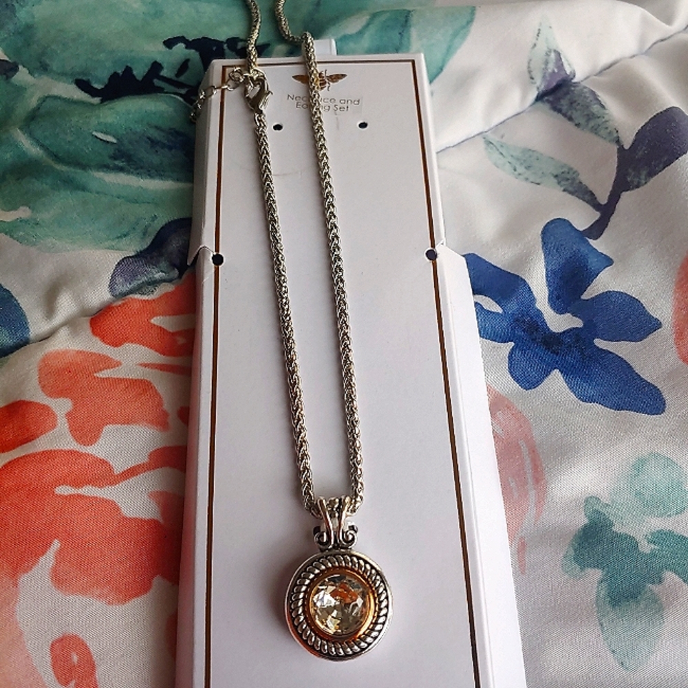 Amazing Vintage Set Necklace Earrings - Picture 5 of 10